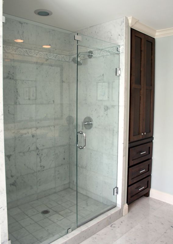 Open-Concept Shower